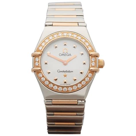 omega constellation ladies price|ladies omega constellation diamond bezel.